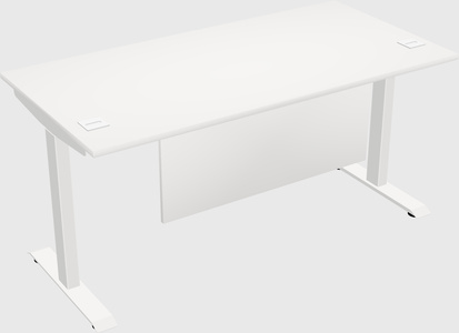 Single motor electric desk
