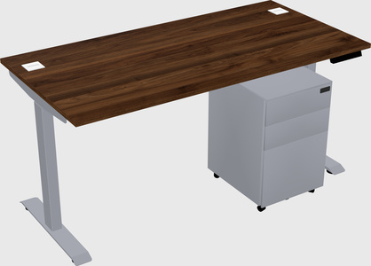 Single motor electric desk