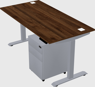 Single motor electric desk