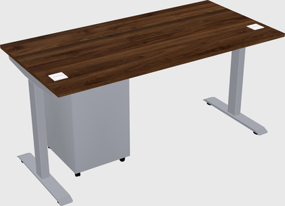 Single motor electric desk