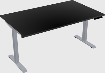Single motor electric desk
