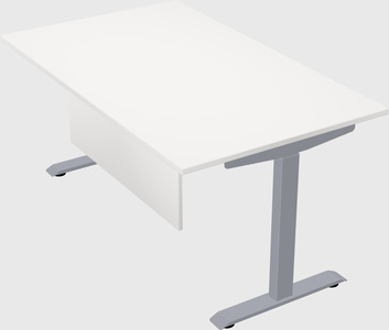 Single motor electric desk