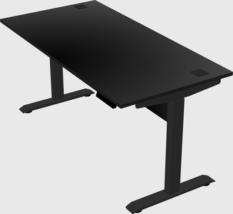 Single motor electric desk
