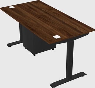 Single motor electric desk
