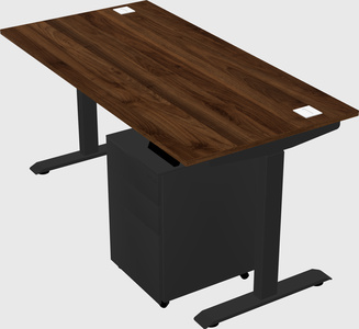 Single motor electric desk
