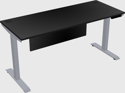 Single motor electric desk