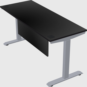 Single motor electric desk
