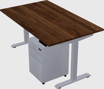 Single motor electric desk