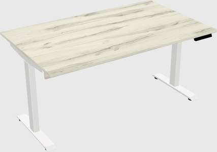 Single motor electric desk