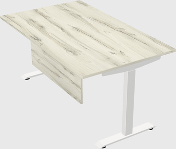 Single motor electric desk