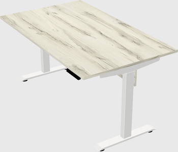 Single motor electric desk