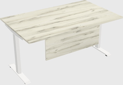 Single motor electric desk