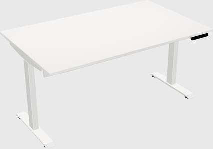Single motor electric desk