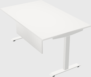 Single motor electric desk