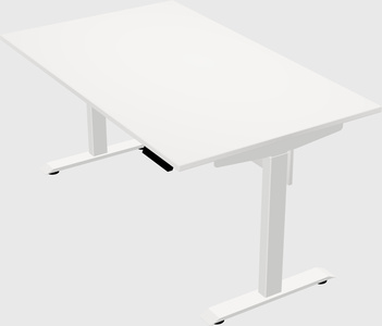 Single motor electric desk