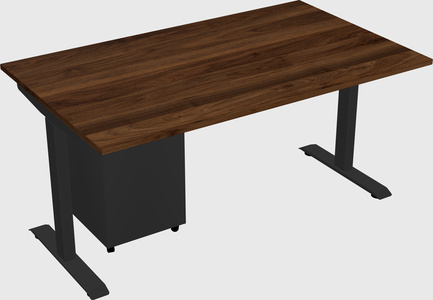 Single motor electric desk