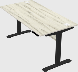 Single motor electric desk