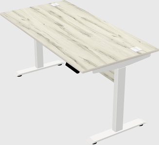 Single motor electric desk