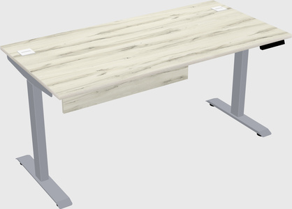 Single motor electric desk