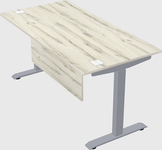 Single motor electric desk