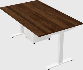 Single motor electric desk