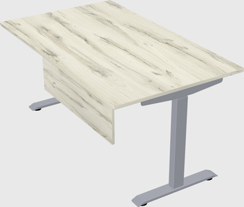 Single motor electric desk