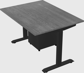Single motor electric desk