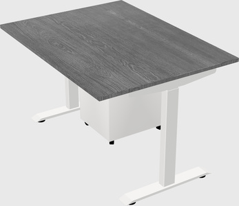 Single motor electric desk