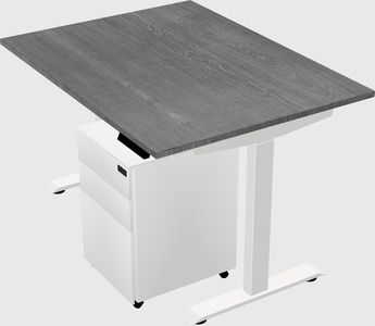 Single motor electric desk
