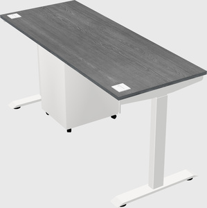Single motor electric desk