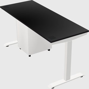 Single motor electric desk