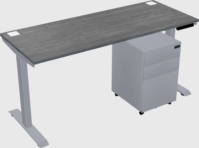Single motor electric desk