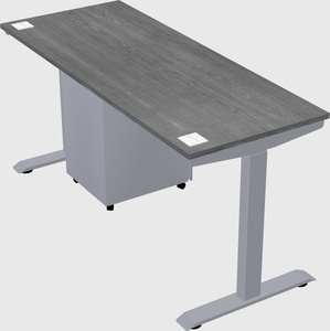 Single motor electric desk
