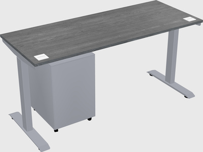 Single motor electric desk