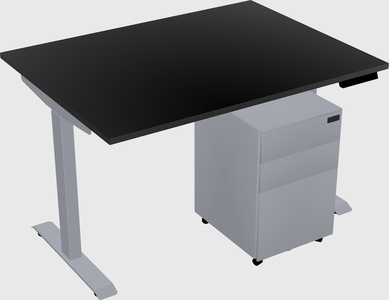 Single motor electric desk