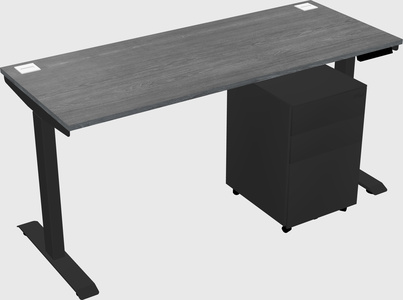 Single motor electric desk