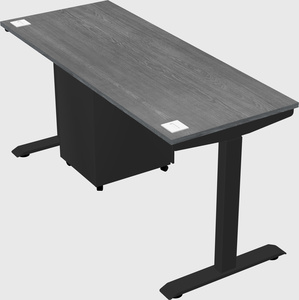 Single motor electric desk