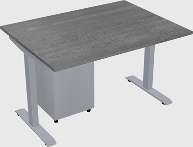 Single motor electric desk