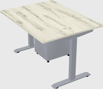 Single motor electric desk