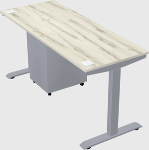 Single motor electric desk