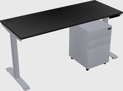 Single motor electric desk