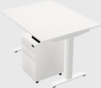 Single motor electric desk
