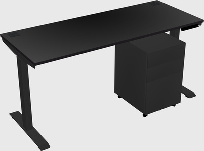 Single motor electric desk