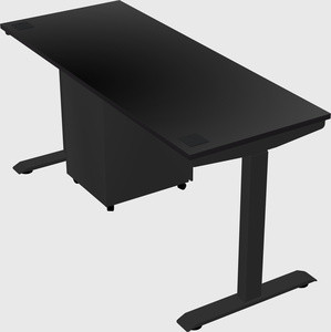 Single motor electric desk