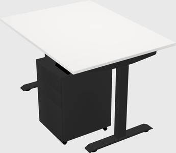 Single motor electric desk