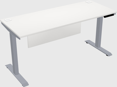 Single motor electric desk