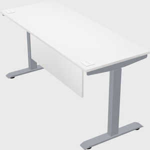 Single motor electric desk