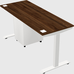 Single motor electric desk