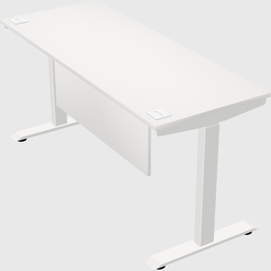 Single motor electric desk