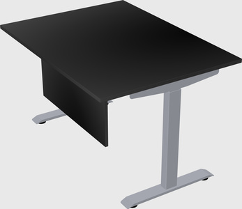 Single motor electric desk